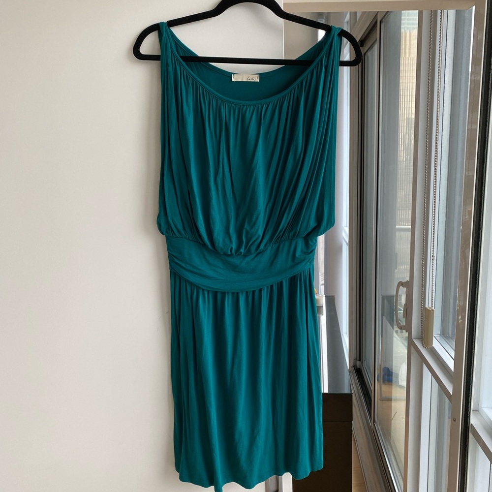 Emerald green mendocino dress - size L